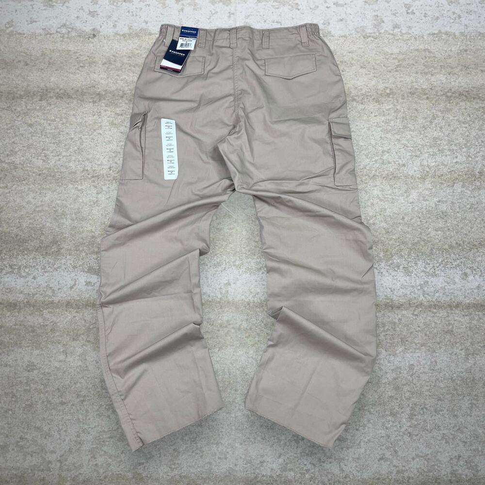 Vintage Y2K Propper Tactical Pants 40x36 Baggy Light Tan Double Knees Cargos NWT